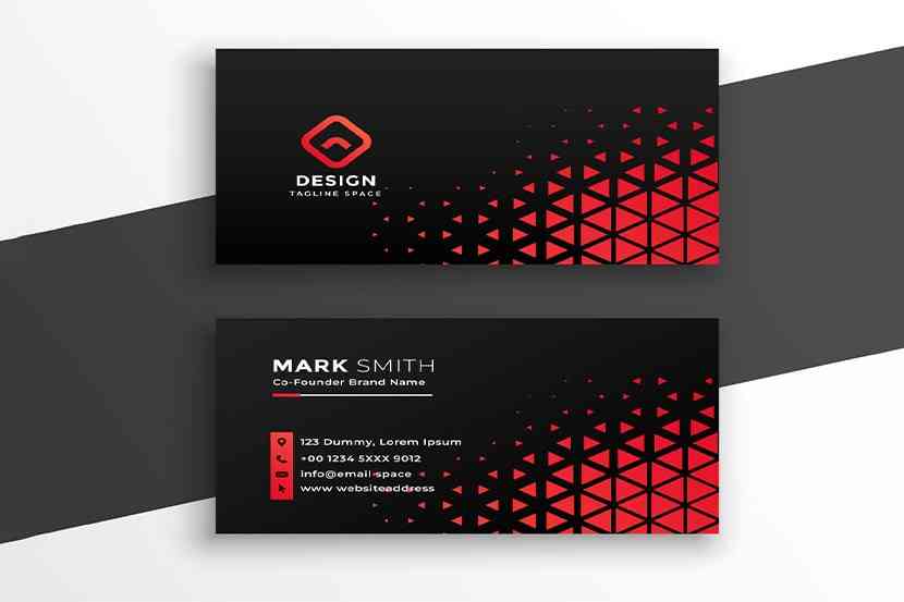 ابعاد استاندارد کارت ویزیت در اشکال مختلف